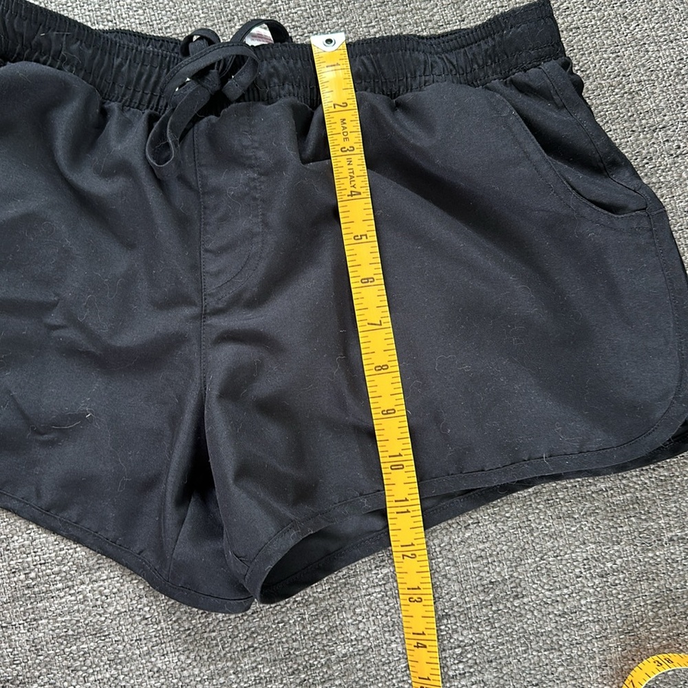Merona Women’s Black Lined Swim Shorts with Pockets Size Small - Picture 6 of 6